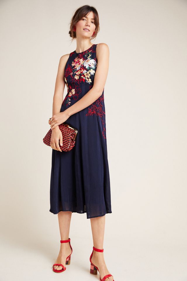 Anthropologie 2024 embroidered dress