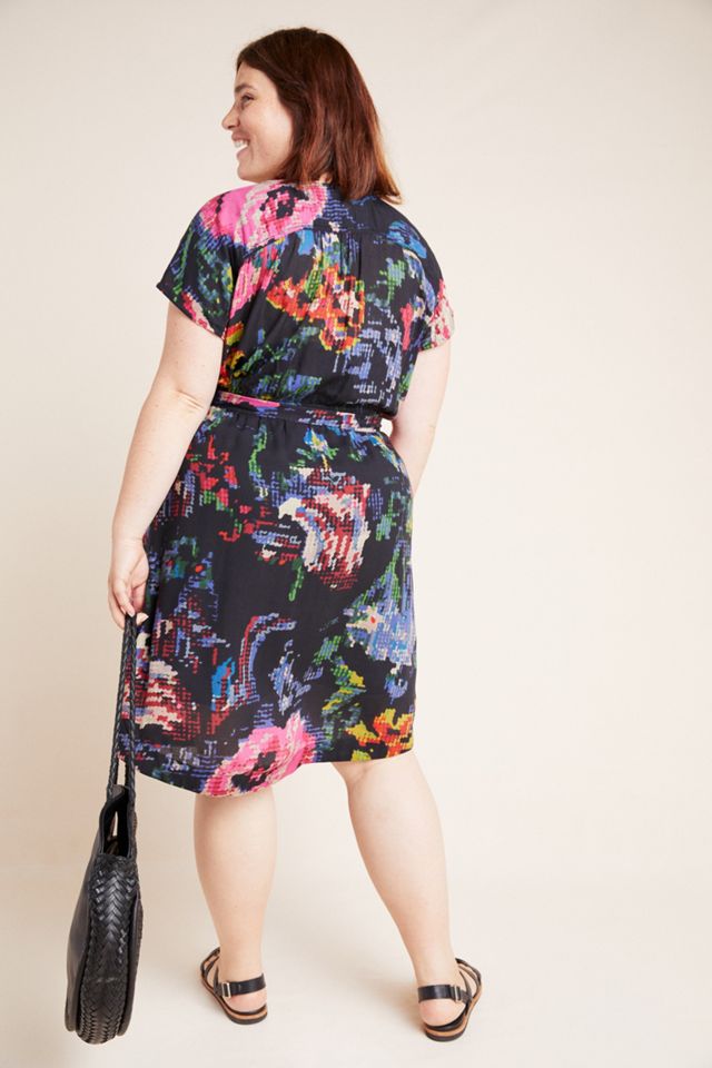 knee length dresses for ladies Astrid Floral Pleated Mini Dress