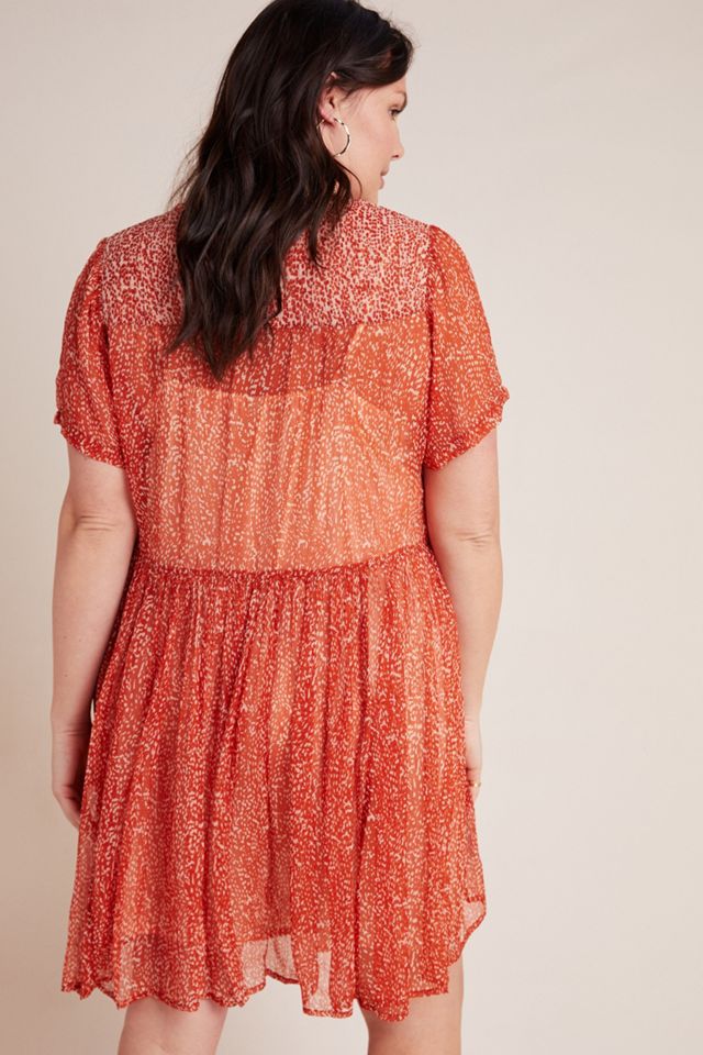 Maeve Adrian Sheer Tunic Dress #5