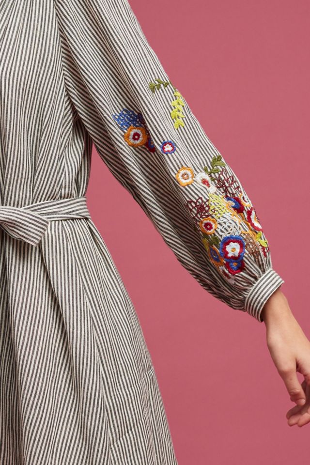 Lindsey Embroidered Tunic Dress #1
