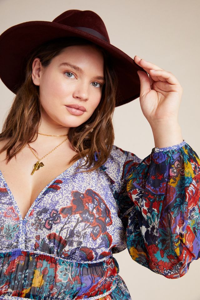 knee length dresses for ladies The Maeve Dress in Aleutian Blue Floral – V. Chapman