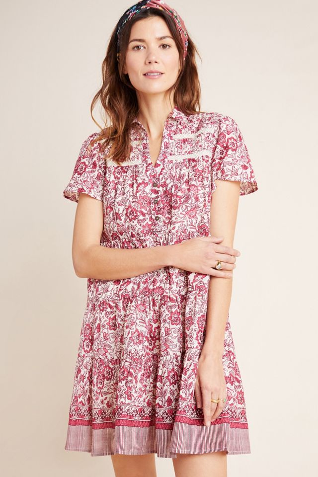 Tiered Shirtdress