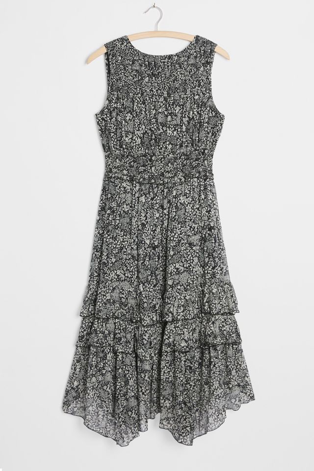 ANTHROPOLOGIE Marcella Tiered Midi Dress buy