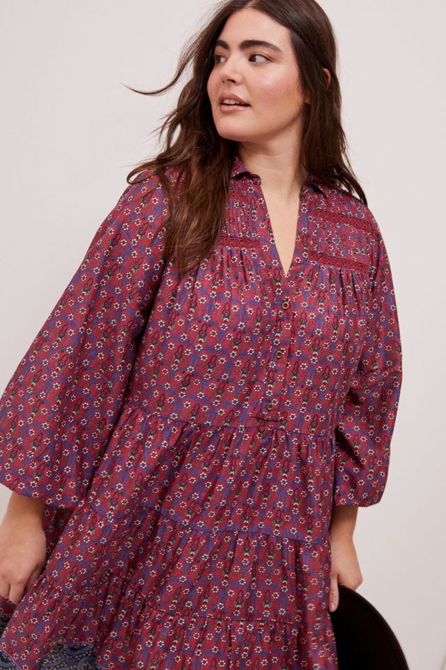 Diyana Tiered Tunic Dress #6