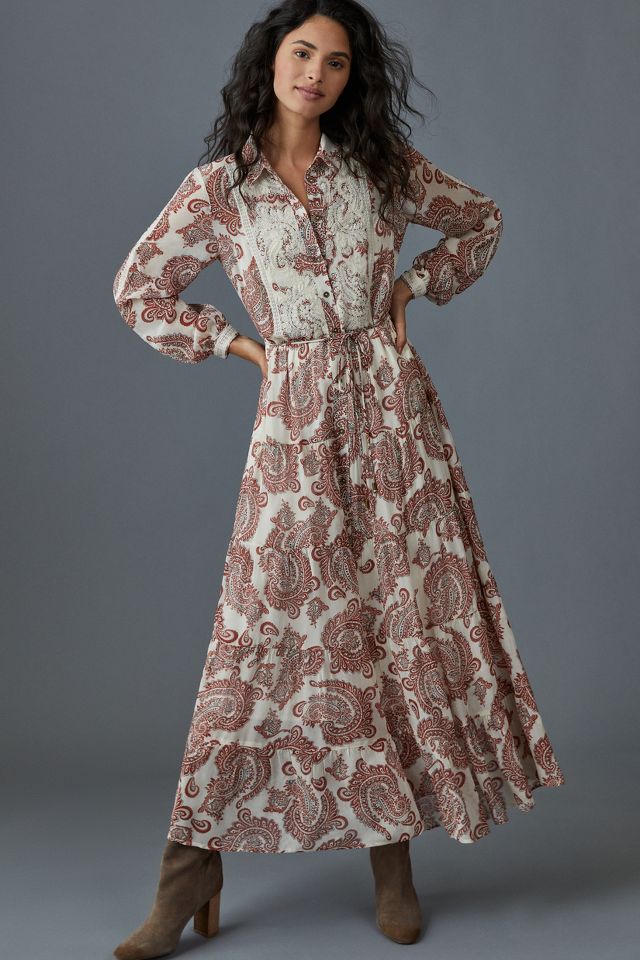 Anthropologie sold Allaire Maxi Shirtdress