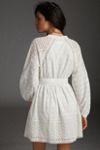 knee length dresses for ladies Eyelet Mini Dress S