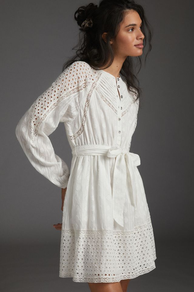 Ophelia Eyelet Mini Dress #3