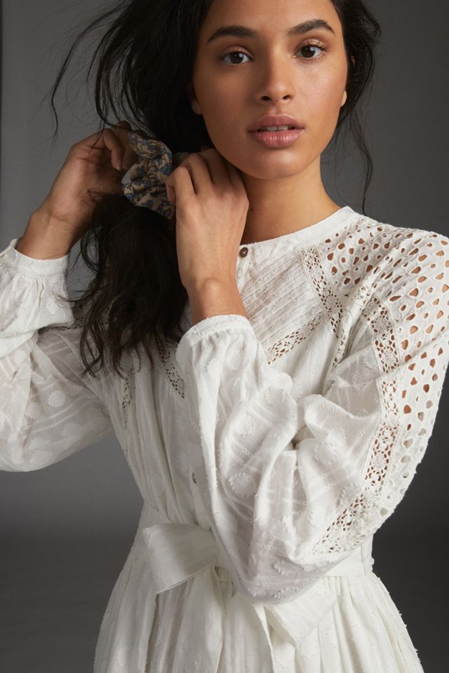 Ophelia Eyelet Mini Dress #4