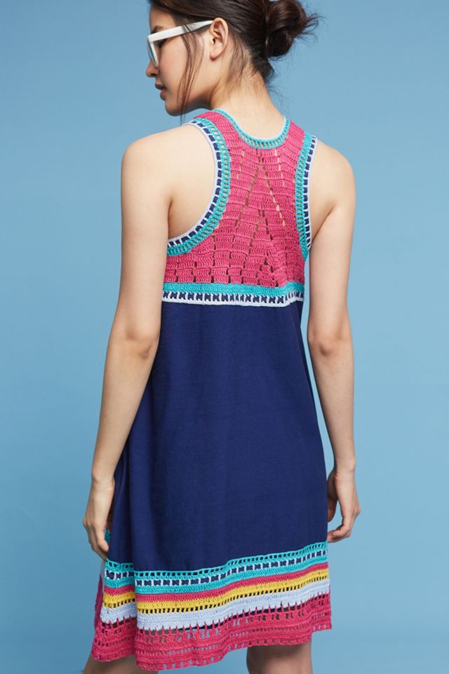 Crochet Trim Swing Dress #4