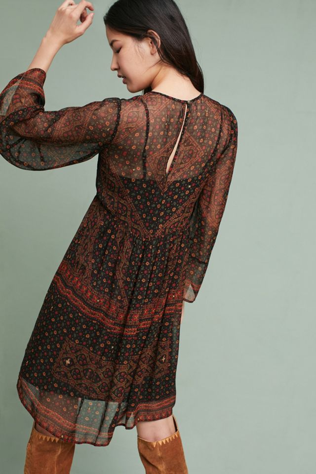 Munro Embroidered Tunic Dress #2