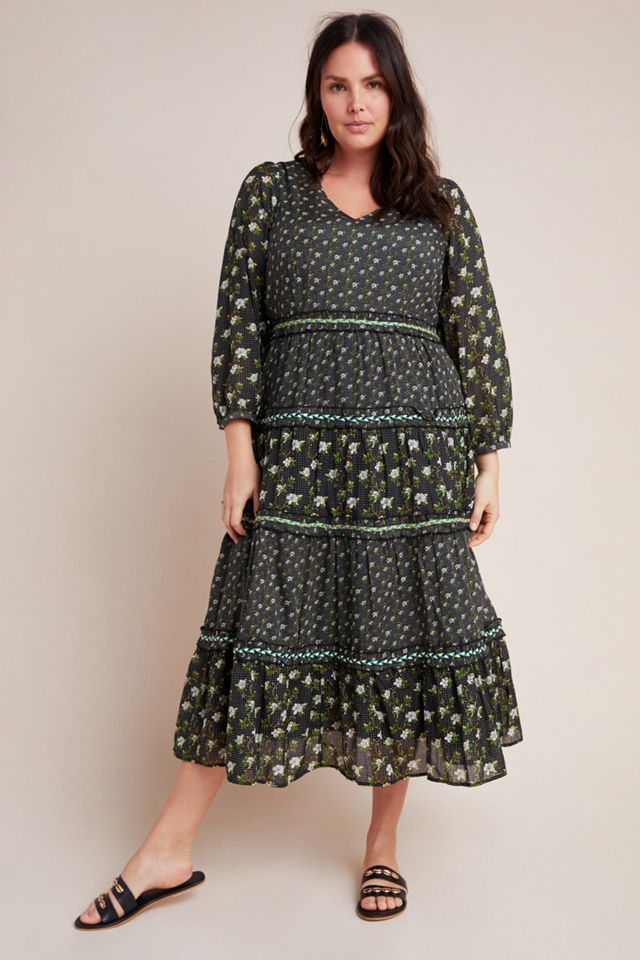 Karoline Tiered Maxi Dress | Anthropologie