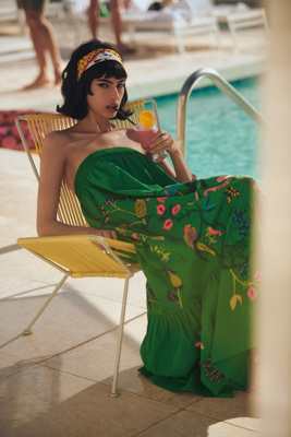 ruffled floral shirt dress anthropologie Ruffled Floral Maxi Dress