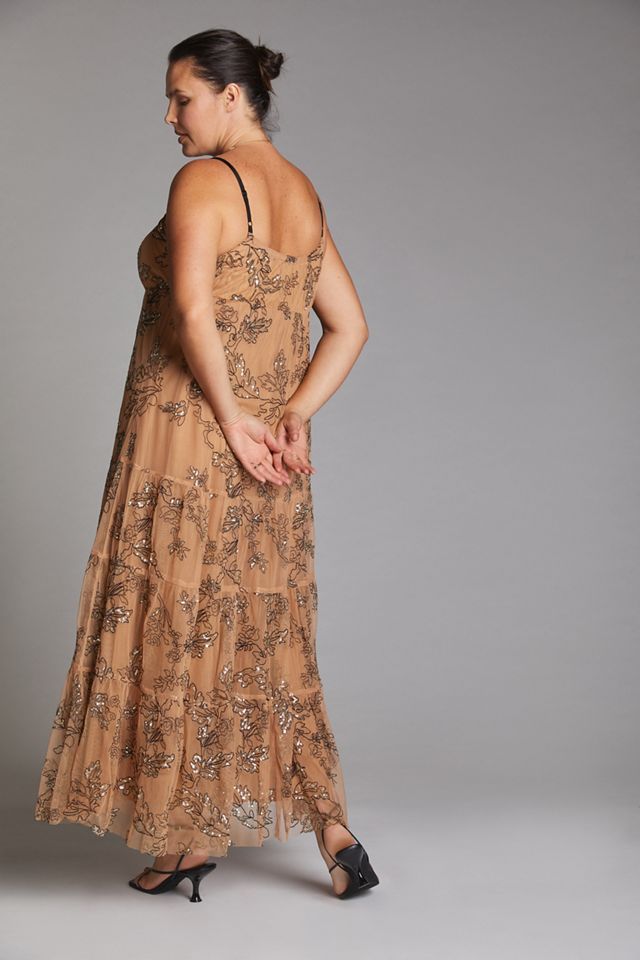 Maeve Sequined Tulle Midi Dress #7