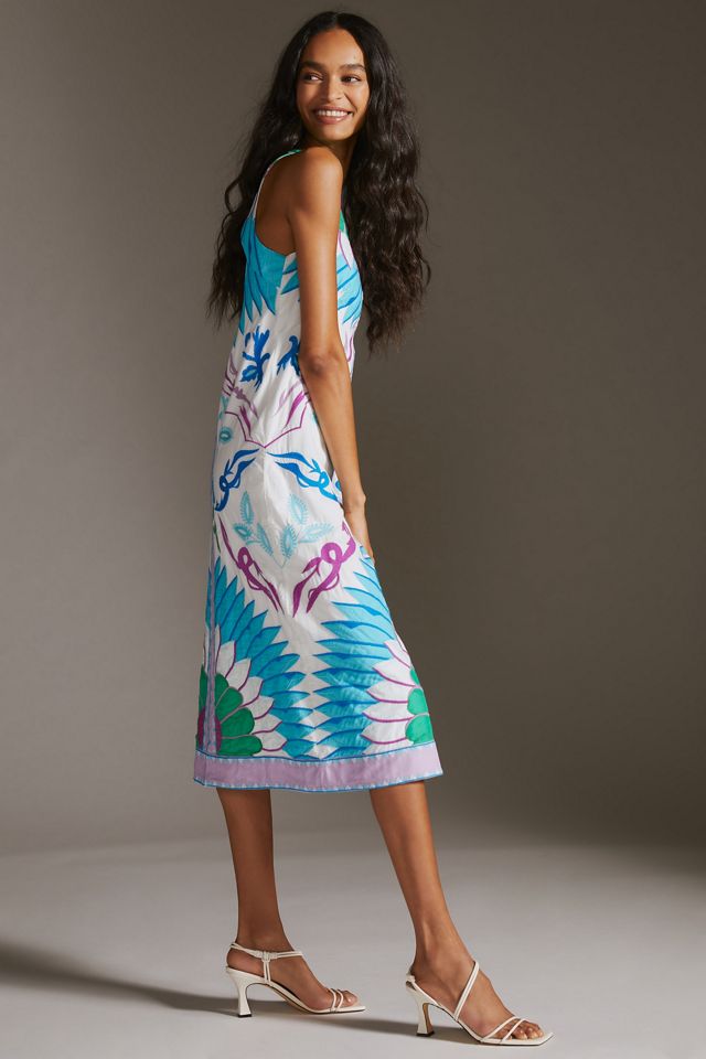 Maeve Deco Midi Dress | Anthropologie
