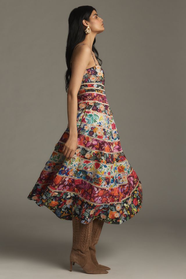 Maeve Square-Neck Sleeveless Midi Dress #3