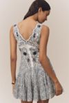 By Anthropologie V-Neck Printed Mini Dress
