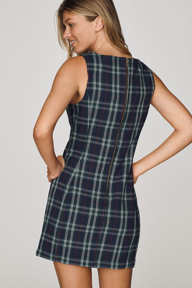 Percie Plaid Mini Dress by Pilcro #1