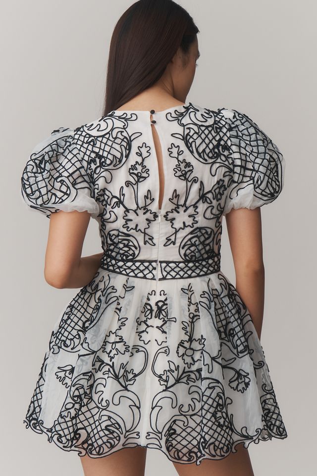 Maeve Puff-Sleeve Mini Dress #2