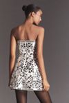 Maeve Strapless Mirror Mini Dress