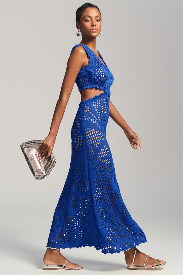 cecilia prado crochet dress Cecilia Prado Crochet Cutout Dress