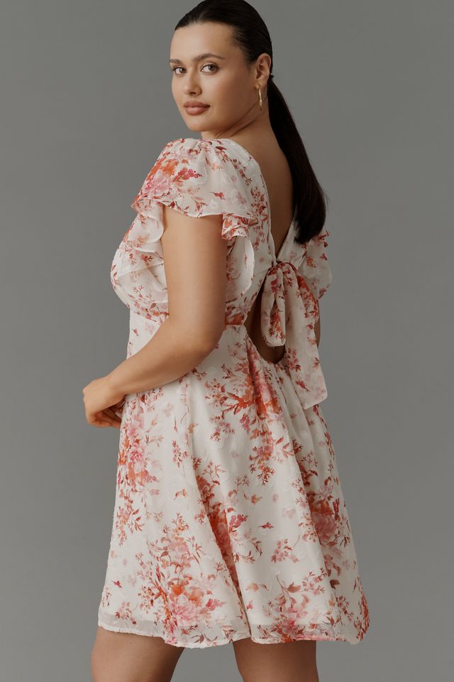 En Elly Lace-Trim Mini Slip Dress #5