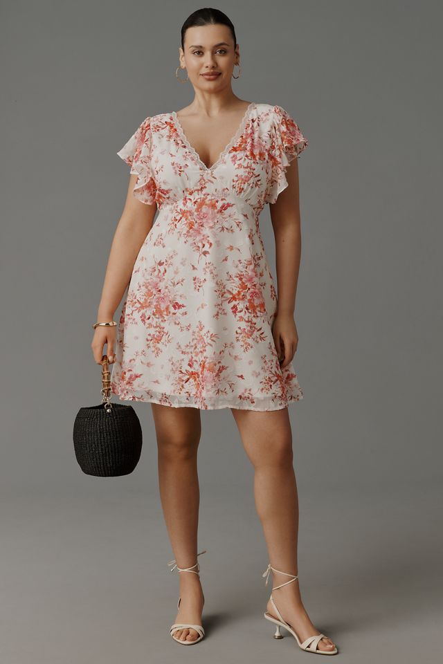 En Elly Lace-Trim Mini Slip Dress #6