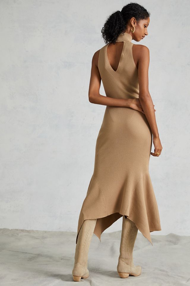 Mock Neck Midi Dress #4