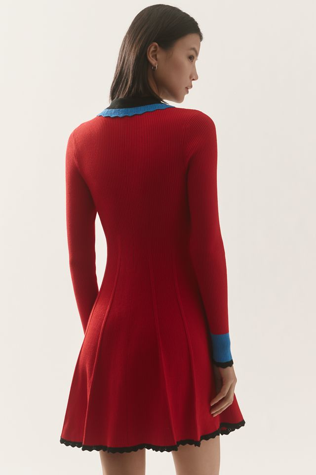 By Anthropologie Collared Sweater Dress #3