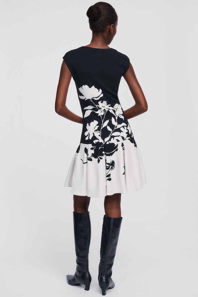 Beca Ribbed Sweater Fit & Flare Mini Dress by Maeve #3