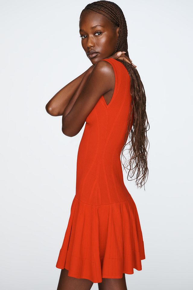 Beca Ribbed Sweater Fit & Flare Mini Dress by Maeve #1