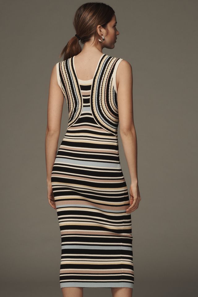By Anthropologie Sleeveless Bodycon Sweater Dress #1