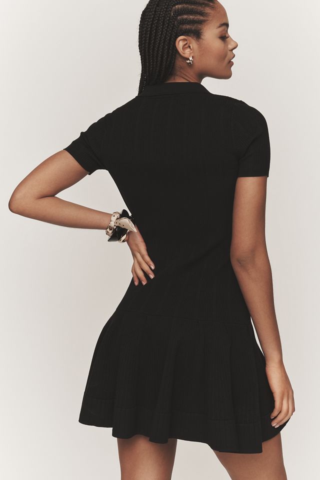 Maeve Short-Sleeve Polo Mini Dress #1