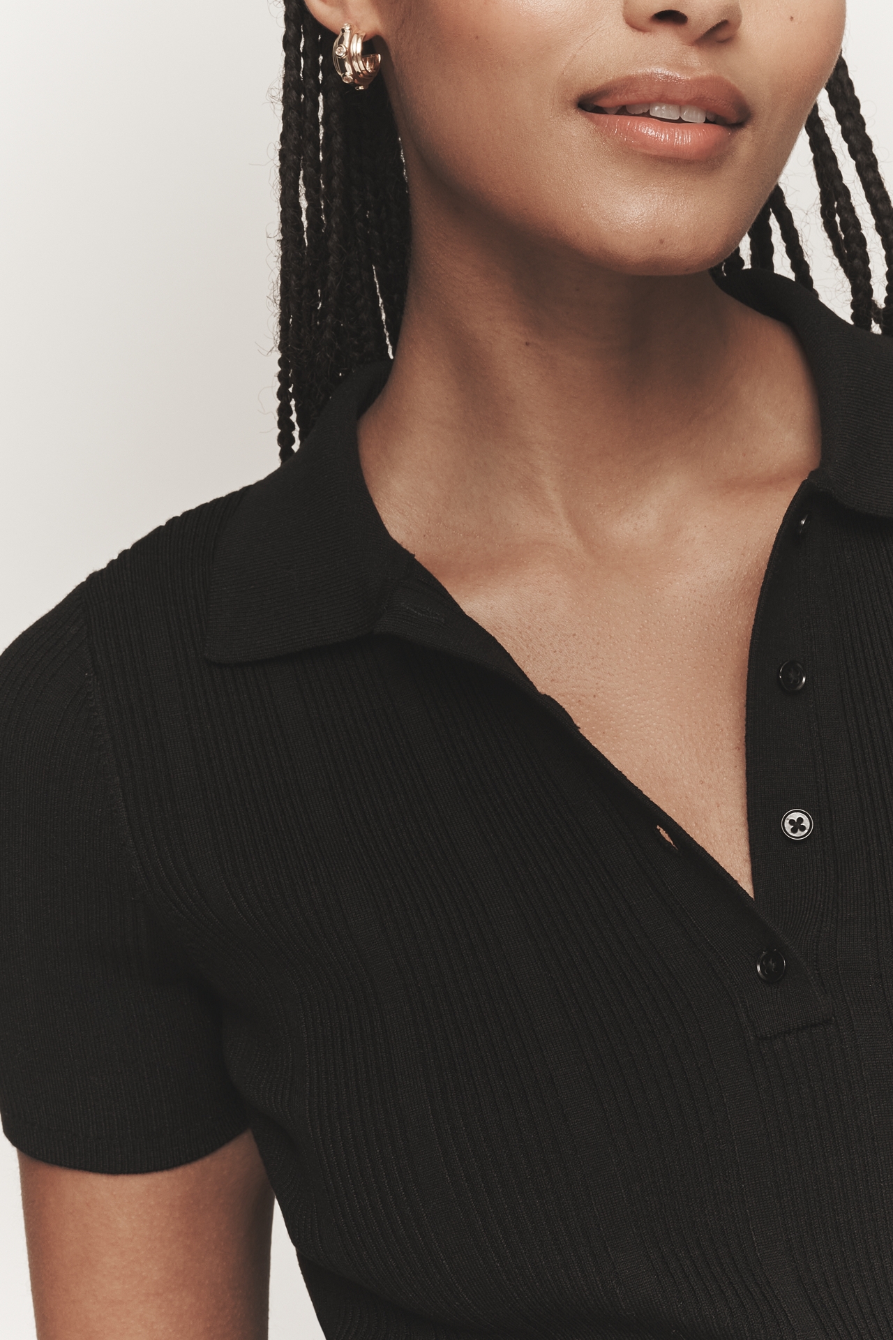 Maeve Short-Sleeve Polo Mini Dress