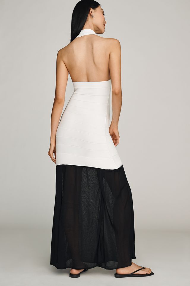 By Anthropologie Twofer Halter Dress #1