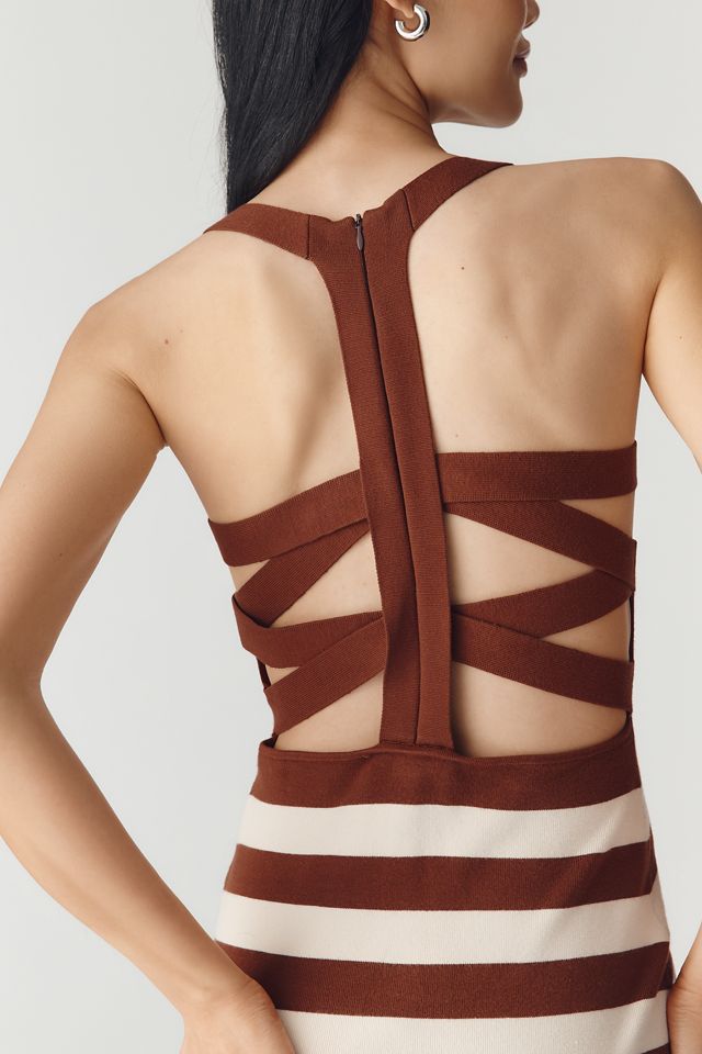 By Anthropologie Mini Halter Sweater Dress #3