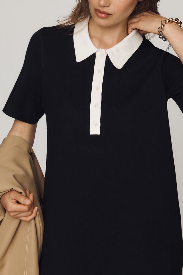 By Anthropologie Pollie Mini Swing Sweater Dress #1