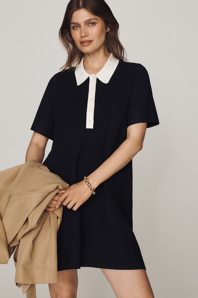 By Anthropologie Pollie Mini Swing Sweater Dress #2