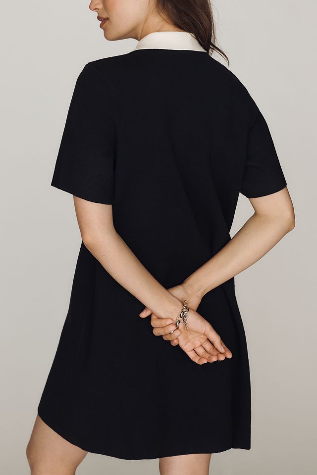 By Anthropologie Pollie Mini Swing Sweater Dress #3