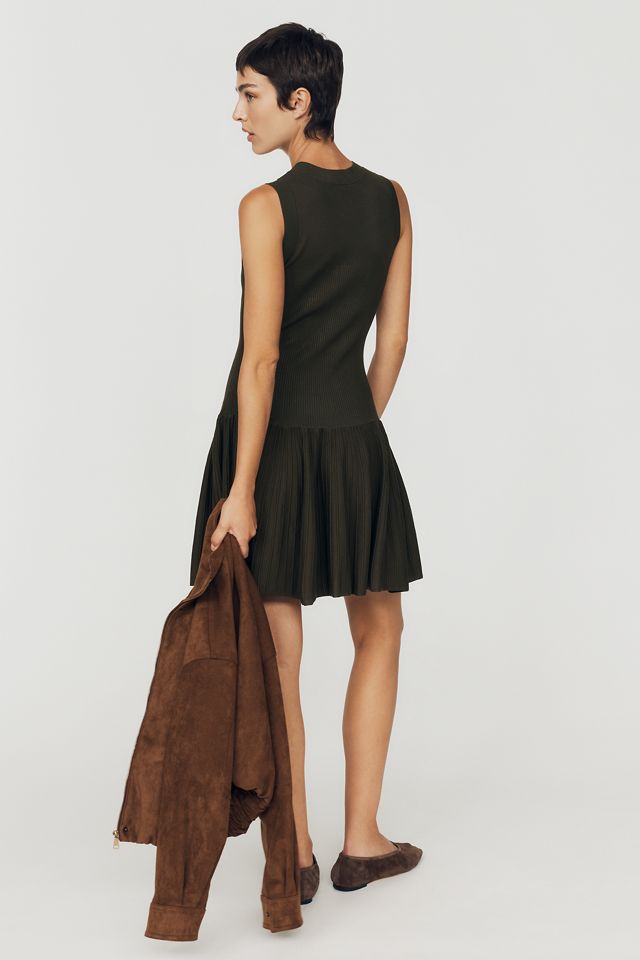 By Anthropologie Drop-Waist Mini Sweater Dress #1
