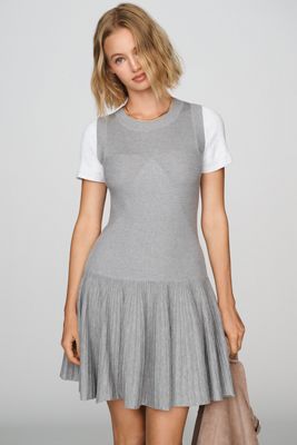 By Anthropologie Layered Sweater Mini Dress