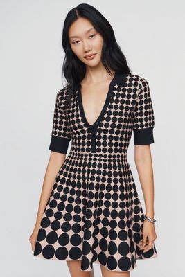 Maeve Polo Knit Mini Dress