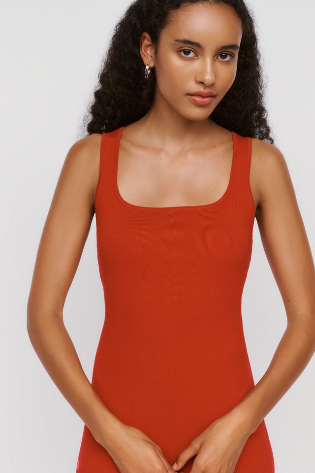 By Anthropologie Open-Back Midi Dress #4