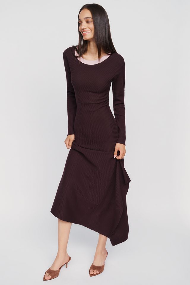 By Anthropologie Asymmetrical Sweater Dress #1
