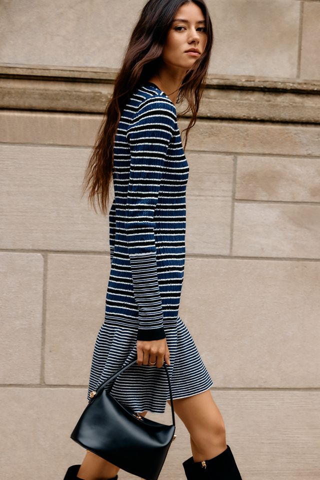 Maeve Drop Waist Sweater Mini Dress | Anthropologie