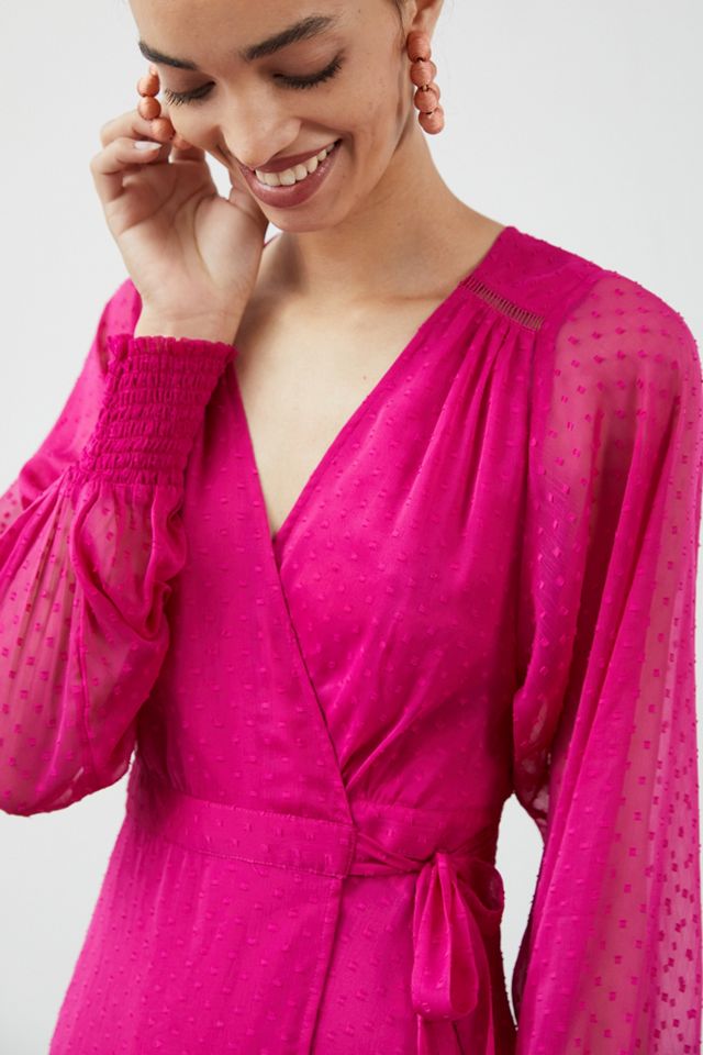 Lace Wrap Mini Dress #1