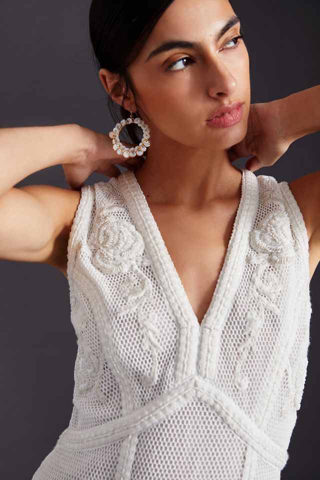 not so serious by pallavi mohan fringed halter dress Deep-V Mini promote