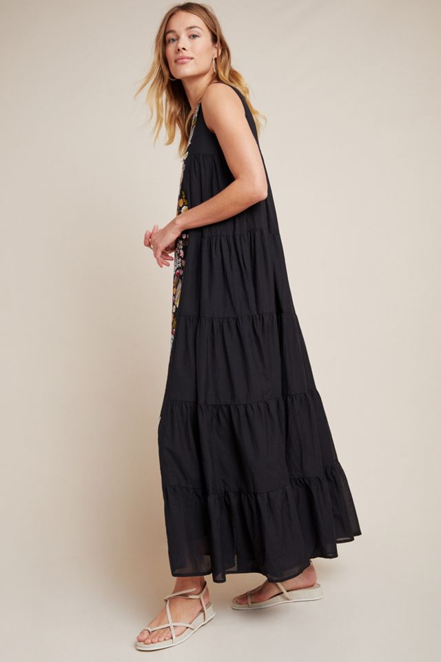 Jacaranda Tiered Maxi Dress #3