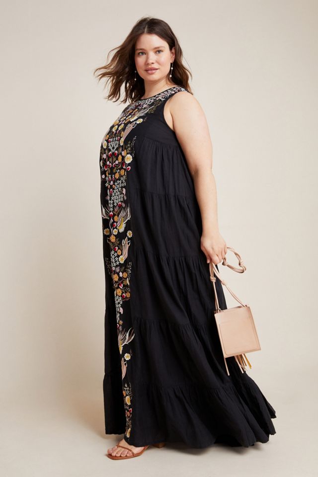 Jacaranda Tiered Maxi Dress #9