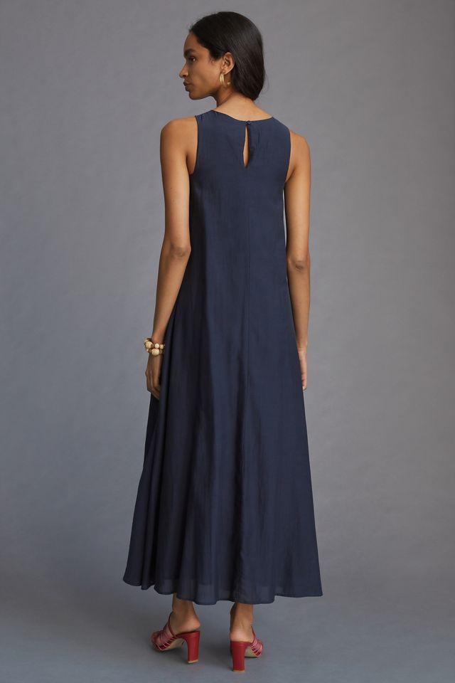 Samant Chauhan Embroidered Halter Dress | Anthropologie