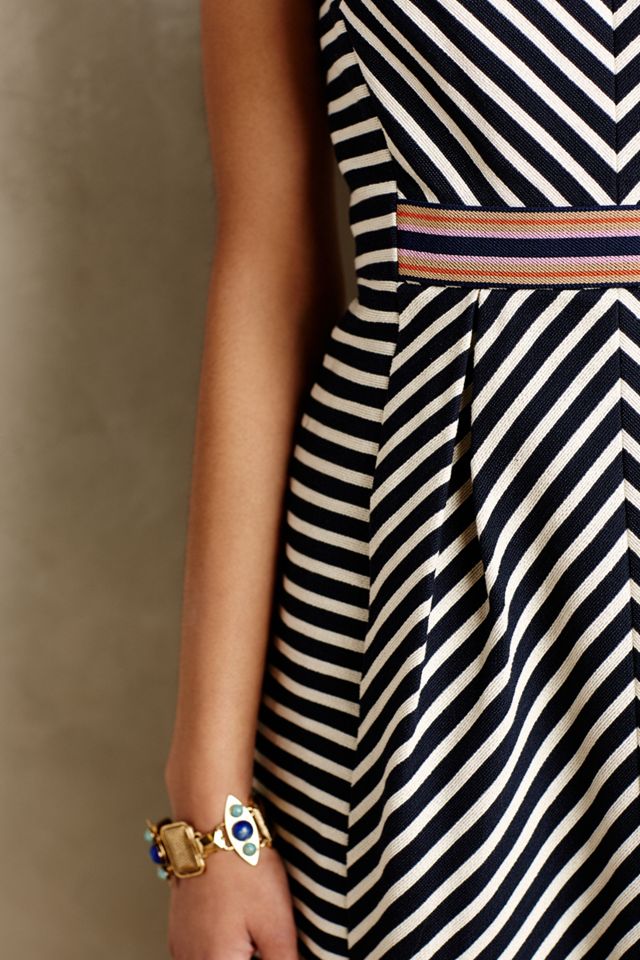 Mitered Stripe Dress #2
